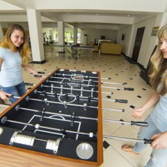 Отель Wellness Park Гагра фитнесс-зал фото 2