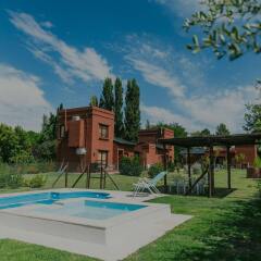 Отель Cabañas La Cosecha Сан-Рафаэль бассейн