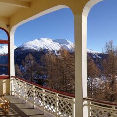 Отель Schatzalp Snow & Mountain Resort Швейцария, Давос - отзывы, цены и фото номеров - забронировать отель Schatzalp Snow & Mountain Resort онлайн балкон