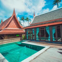 Отель Sasitara Thai villas Таиланд, Самуи - отзывы, цены и фото номеров - забронировать отель Sasitara Thai villas онлайн бассейн фото 3