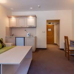 Апартаменты Quiet One Bedroom Apartment with Kitchenette in Avalon Complex в номере