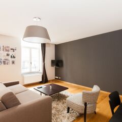 Отель Smartflats Design - Monnaie Бельгия, Брюссель - отзывы, цены и фото номеров - забронировать отель Smartflats Design - Monnaie онлайн комната для гостей фото 4