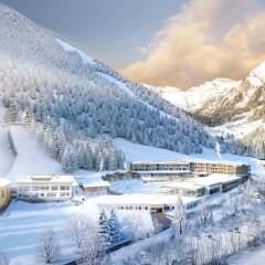 Отель Feuerstein Nature Family Resort Горнолыжный курорт Ортлер спортивное сооружение
