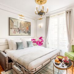 Отель Luxury 2 bedroom 2.5 bathroom Louvre Франция, Париж - отзывы, цены и фото номеров - забронировать отель Luxury 2 bedroom 2.5 bathroom Louvre онлайн комната для гостей фото 2
