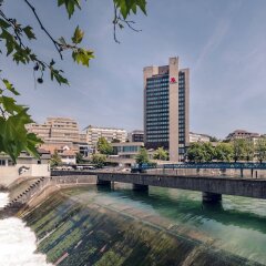 Отель Zurich Marriott Hotel Швейцария, Цюрих - отзывы, цены и фото номеров - забронировать отель Zurich Marriott Hotel онлайн бассейн фото 2