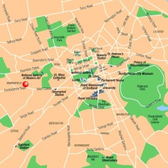 Отель Holiday Inn Edinburgh Эдинбург городской автобус