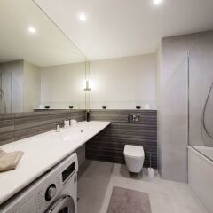 Отель Tallinn Luxury Apartments with sauna and old town view Эстония, Таллин - отзывы, цены и фото номеров - забронировать отель Tallinn Luxury Apartments with sauna and old town view онлайн ванная фото 2