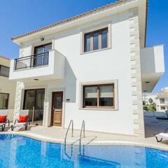 Отель Oceanview Luxury Villa 077 Кипр, Протарас - отзывы, цены и фото номеров - забронировать отель Oceanview Luxury Villa 077 онлайн бассейн