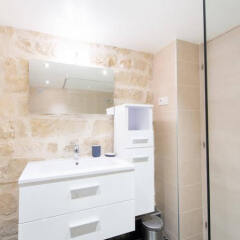 Отель Apart Inn Paris - Quincampoix Франция, Париж - отзывы, цены и фото номеров - забронировать отель Apart Inn Paris - Quincampoix онлайн ванная фото 2