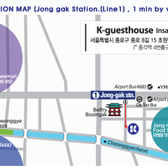 Отель K-GUESTHOUSE Insadong 2 городской автобус