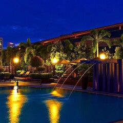 Отель PARKROYAL COLLECTION Marina Bay Сингапур бассейн