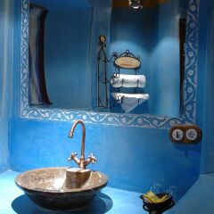 Отель Kasbah Hotel Tombouctou Марокко, Мерзуга - отзывы, цены и фото номеров - забронировать отель Kasbah Hotel Tombouctou онлайн ванная фото 2