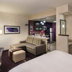 Отель Residence Inn Los Angeles L.A. LIVE США, Лос-Анджелес - отзывы, цены и фото номеров - забронировать отель Residence Inn Los Angeles L.A. LIVE онлайн комната для гостей фото 2