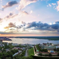 Отель Hampton by Hilton Nizhny Novgorod Нижний Новгород балкон