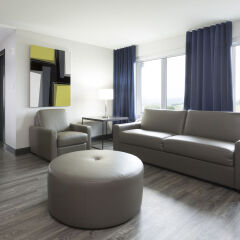 Отель Holiday Inn Express Quebec City - Sainte Foy Канада, Квебек - отзывы, цены и фото номеров - забронировать отель Holiday Inn Express Quebec City - Sainte Foy онлайн комната для гостей фото 4