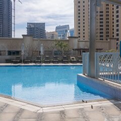Отель Marina Promenade – Delphine Tower/Dubai Marina 1BR Luxury Apt Sea View Sleeps 3 - HLS 37921 бассейн фото 2