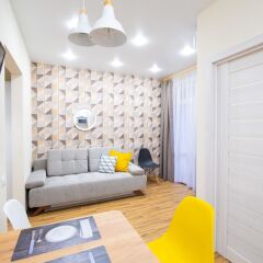 Апартаменты More Apartments na GES 5 (1) Красная Поляна комната для гостей