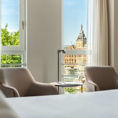 Отель NH Collection Amsterdam Barbizon Palace Нидерланды, Амстердам - 4 отзыва об отеле, цены и фото номеров - забронировать отель NH Collection Amsterdam Barbizon Palace онлайн балкон