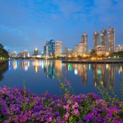 Отель Shama Lakeview Asoke Bangkok Бангкок приотельная территория фото 2
