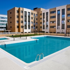 Отель Compostela Suites бассейн