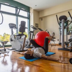 Отель Atlantic Terme Natural Spa & Hotel Италия, Абано-Терме - отзывы, цены и фото номеров - забронировать отель Atlantic Terme Natural Spa & Hotel онлайн фитнесс-зал фото 2