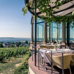 Отель Romantik Burghotel Schwarzenstein Гайзенхайм балкон