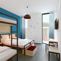Отель MEININGER Hotel Amsterdam Amstel Нидерланды, Амстердам - отзывы, цены и фото номеров - забронировать отель MEININGER Hotel Amsterdam Amstel онлайн комната для гостей фото 2