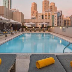 Отель Wyndham Dubai Marina Дубай фитнесс-зал