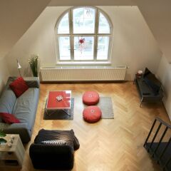 Апартаменты Prague Letna Apartments Прага комната для гостей фото 2