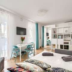 Отель P&O Apartments Kasprzaka 2 Польша, Варшава - отзывы, цены и фото номеров - забронировать отель P&O Apartments Kasprzaka 2 онлайн комната для гостей фото 4