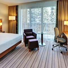 Отель Hilton Garden Inn Davos Швейцария, Давос - отзывы, цены и фото номеров - забронировать отель Hilton Garden Inn Davos онлайн комната для гостей фото 3