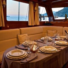 Отель Plaghia Charter Boat & Breakfast Италия, Кастелламмаре-ди-Стабия - отзывы, цены и фото номеров - забронировать отель Plaghia Charter Boat & Breakfast онлайн питание фото 2