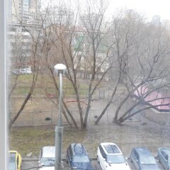 Хостел на Выставочной балкон