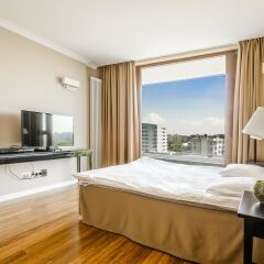 Апартаменты Triton Park Apartments Варшава комната для гостей фото 3