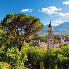 City Hotel Merano Меран приотельная территория