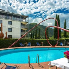 Отель Albornoz Palace Hotel Spoleto Италия, Сполето - отзывы, цены и фото номеров - забронировать отель Albornoz Palace Hotel Spoleto онлайн бассейн