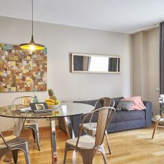 Отель AinB Sagrada Familia Apartments Испания, Барселона - 2 отзыва об отеле, цены и фото номеров - забронировать отель AinB Sagrada Familia Apartments онлайн комната для гостей фото 11