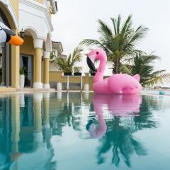 Отель Dream Inn Dubai - Palm Villa Frond O бассейн
