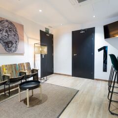 Отель Airhostel Barcelona Aeropuerto Испания, Эль-Прат-де-Льобрегат - 1 отзыв об отеле, цены и фото номеров - забронировать отель Airhostel Barcelona Aeropuerto онлайн комната для гостей фото 2