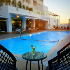 Отель Fredj Hotel and Spa Марокко, Танжер - отзывы, цены и фото номеров - забронировать отель Fredj Hotel and Spa онлайн бассейн фото 2