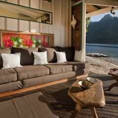 Отель Robinson's Cove Villas - Deluxe Wallis Villa Французская Полинезия, Муреа - отзывы, цены и фото номеров - забронировать отель Robinson's Cove Villas - Deluxe Wallis Villa онлайн комната для гостей фото 2