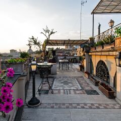 Отель Made In Rome B&b Рим приотельная территория