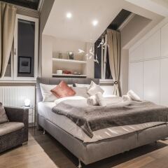 Отель Rooftop Suite Börse by Welcome2Vienna Вена комната для гостей