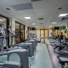 Отель Crowne Plaza Hotel-Newark Airport США, Элизабет - отзывы, цены и фото номеров - забронировать отель Crowne Plaza Hotel-Newark Airport онлайн фитнесс-зал