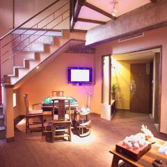 Отель Chengdu Folk Inn интерьер отеля