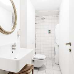Отель 120m2 Apartment in Nyhavn Дания, Копенгаген - отзывы, цены и фото номеров - забронировать отель 120m2 Apartment in Nyhavn онлайн ванная фото 2