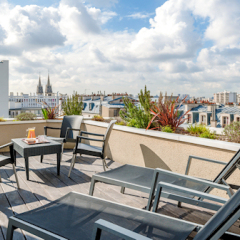 Отель Citadines Republique Paris балкон