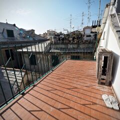 Гостевой Дом Mansarda Cannoni Terrazza Panoramica Zona Acquario Генуя приотельная территория