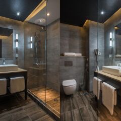 Отель Algara Beach Hotel - All Inclusive Болгария, Кранево - отзывы, цены и фото номеров - забронировать отель Algara Beach Hotel - All Inclusive онлайн ванная