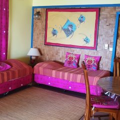Отель Linareva Moorea Beach Resort Французская Полинезия, Муреа - отзывы, цены и фото номеров - забронировать отель Linareva Moorea Beach Resort онлайн комната для гостей фото 5